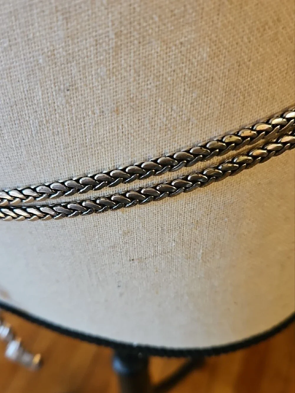 Brighton Bali.Hai Silver-Tone Ornate Chain Waist Belt